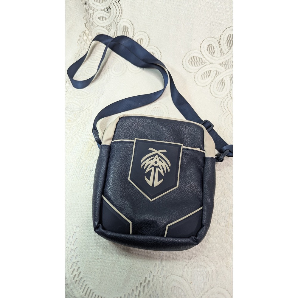 Stormlight Archive Bridge Four Crossbody Bag Navy Blue Vegan Leather Messenger